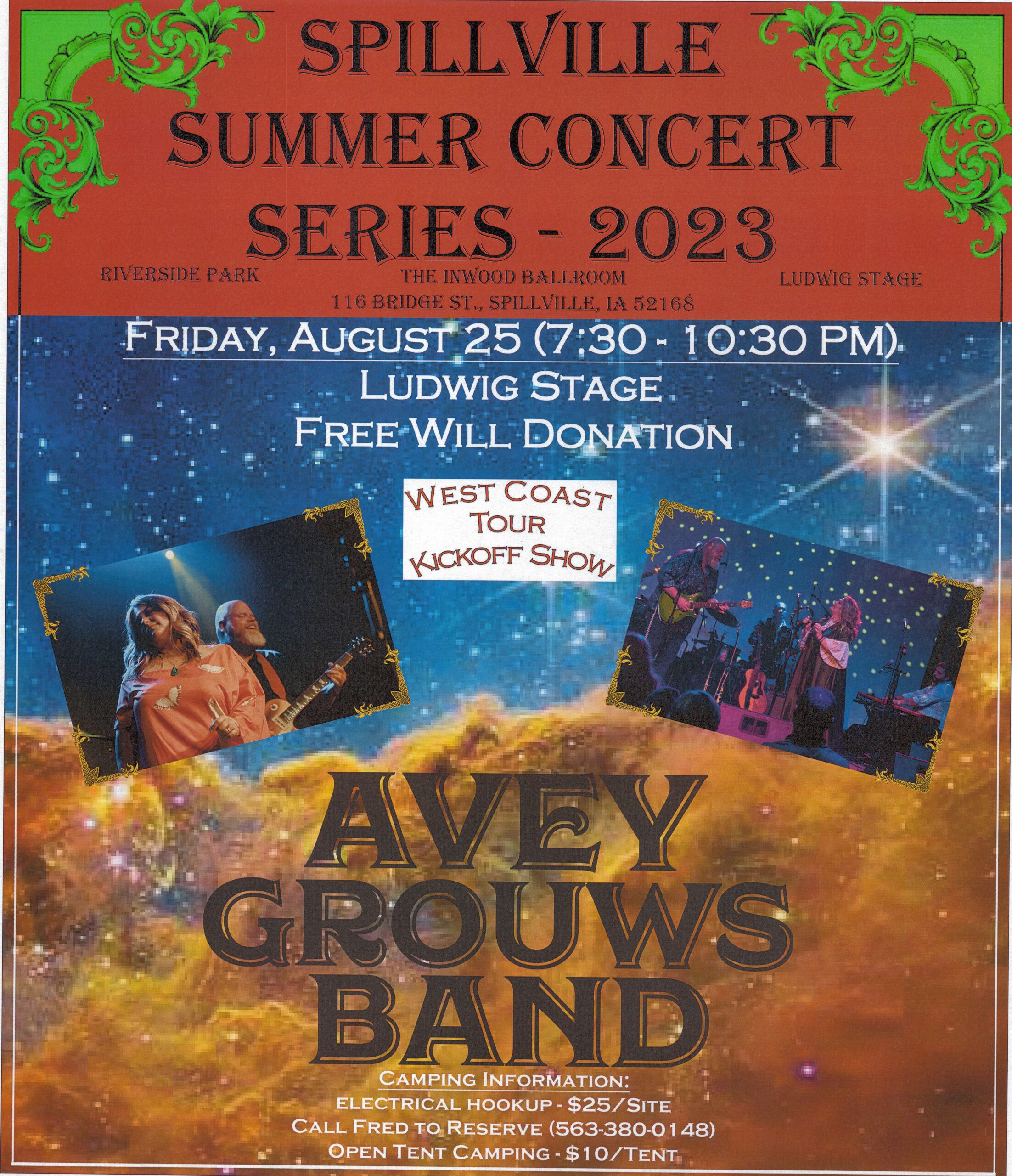 Spillville Summer Concert Series - Avey Grouws Band thumbnail