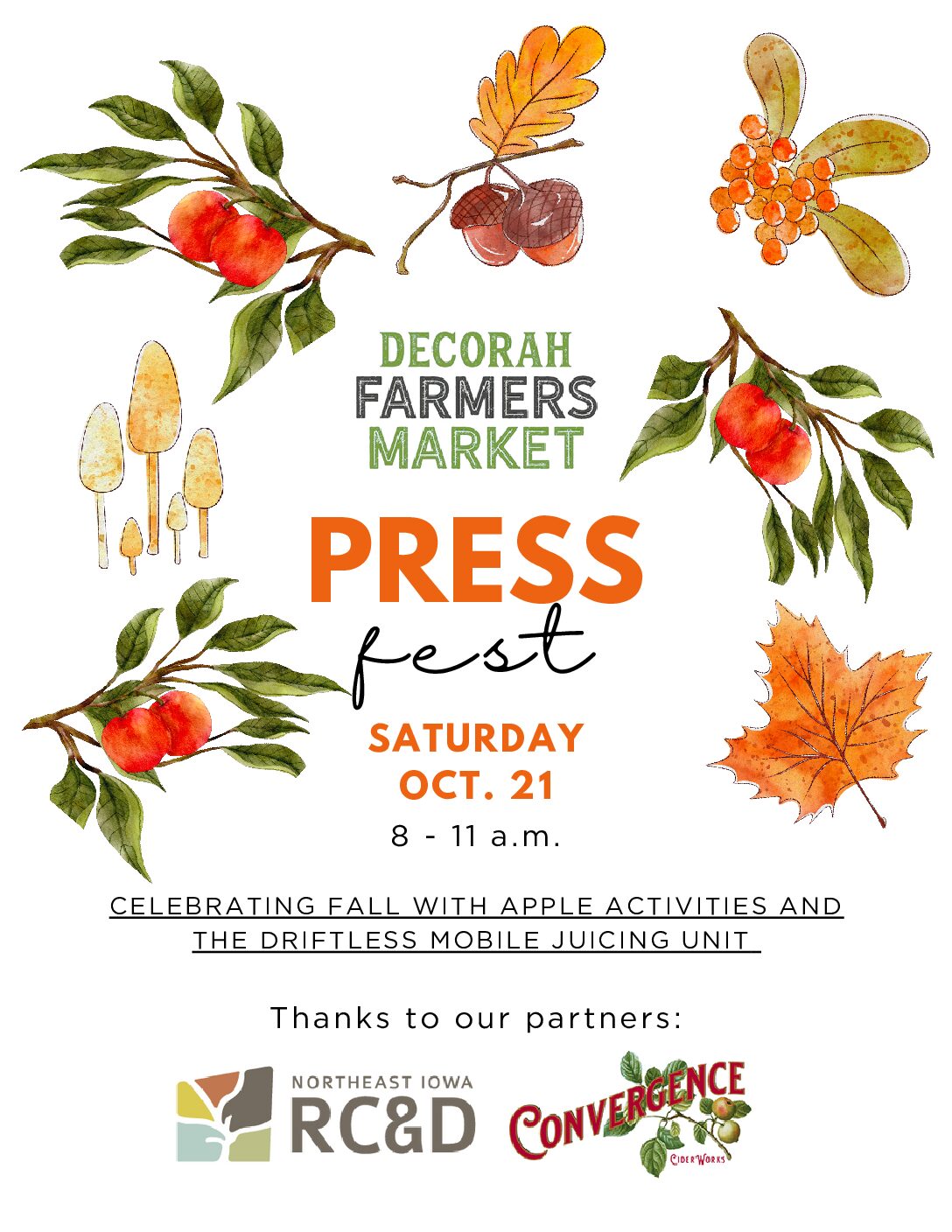 Decorah Farmers Market: Press Fest! thumbnail