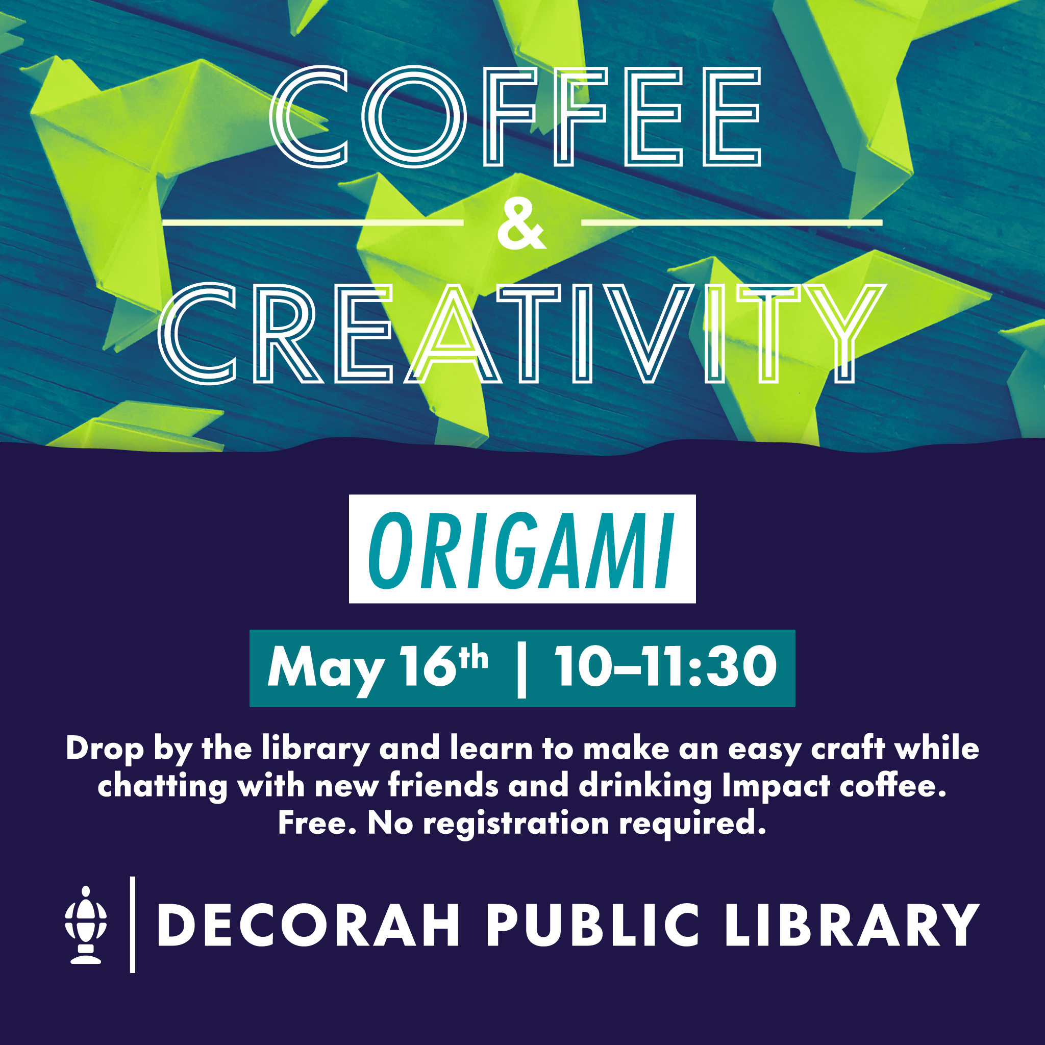 Coffee & Creativity: Origami thumbnail