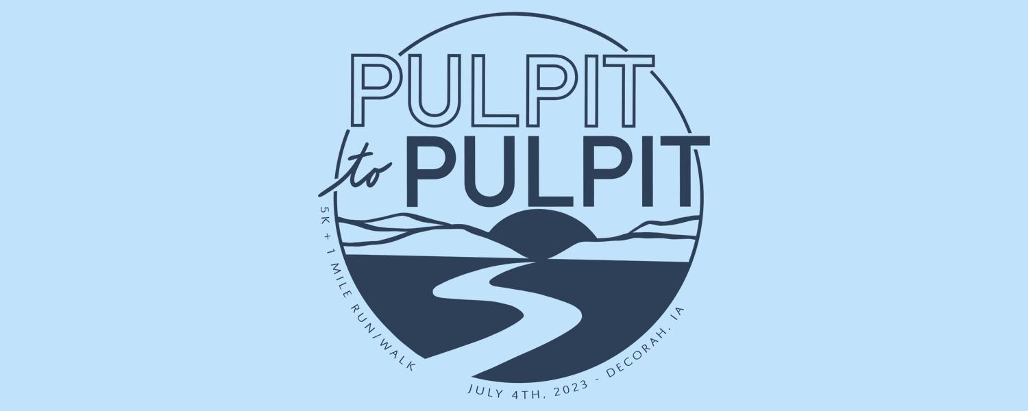 Pulpit to Pulpit 5K and 1 Mile Fun Run/Walk thumbnail