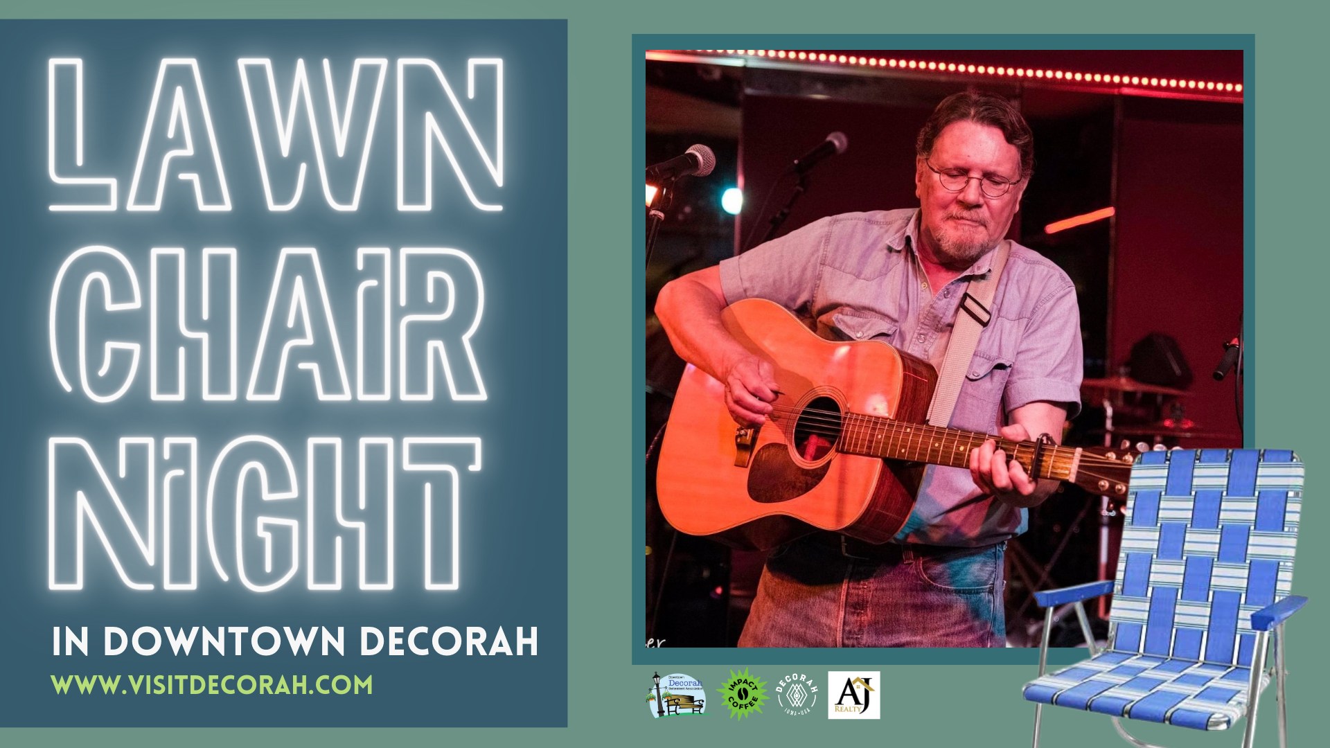 Lawn Chair Night in Downtown Decorah: Michael McElrath thumbnail