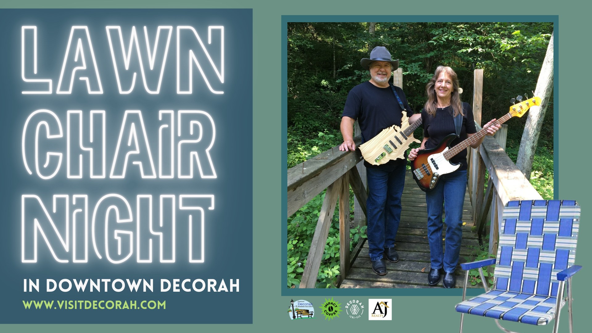 Lawn Chair Night in Downtown Decorah: Buck Hollow Band thumbnail