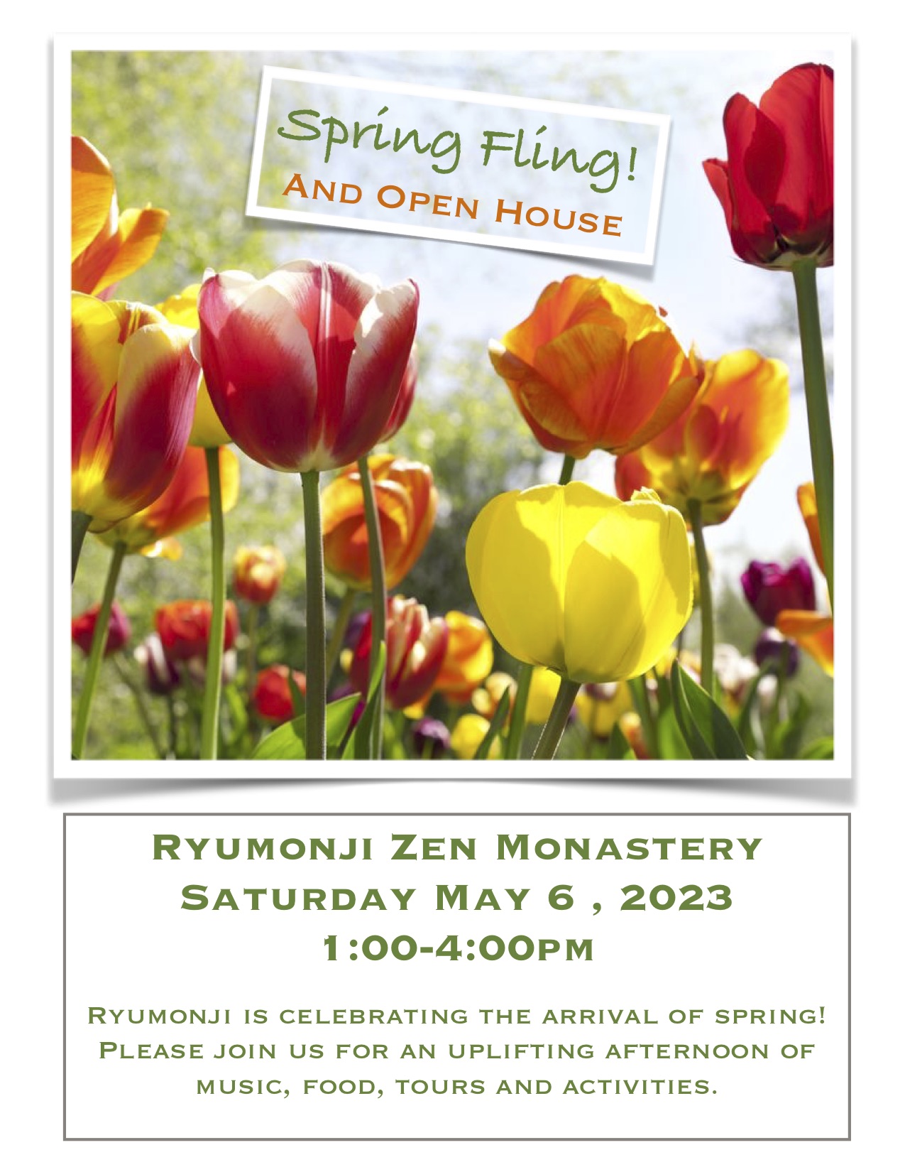 Ryumonji Zen Monastery Spring Fling thumbnail