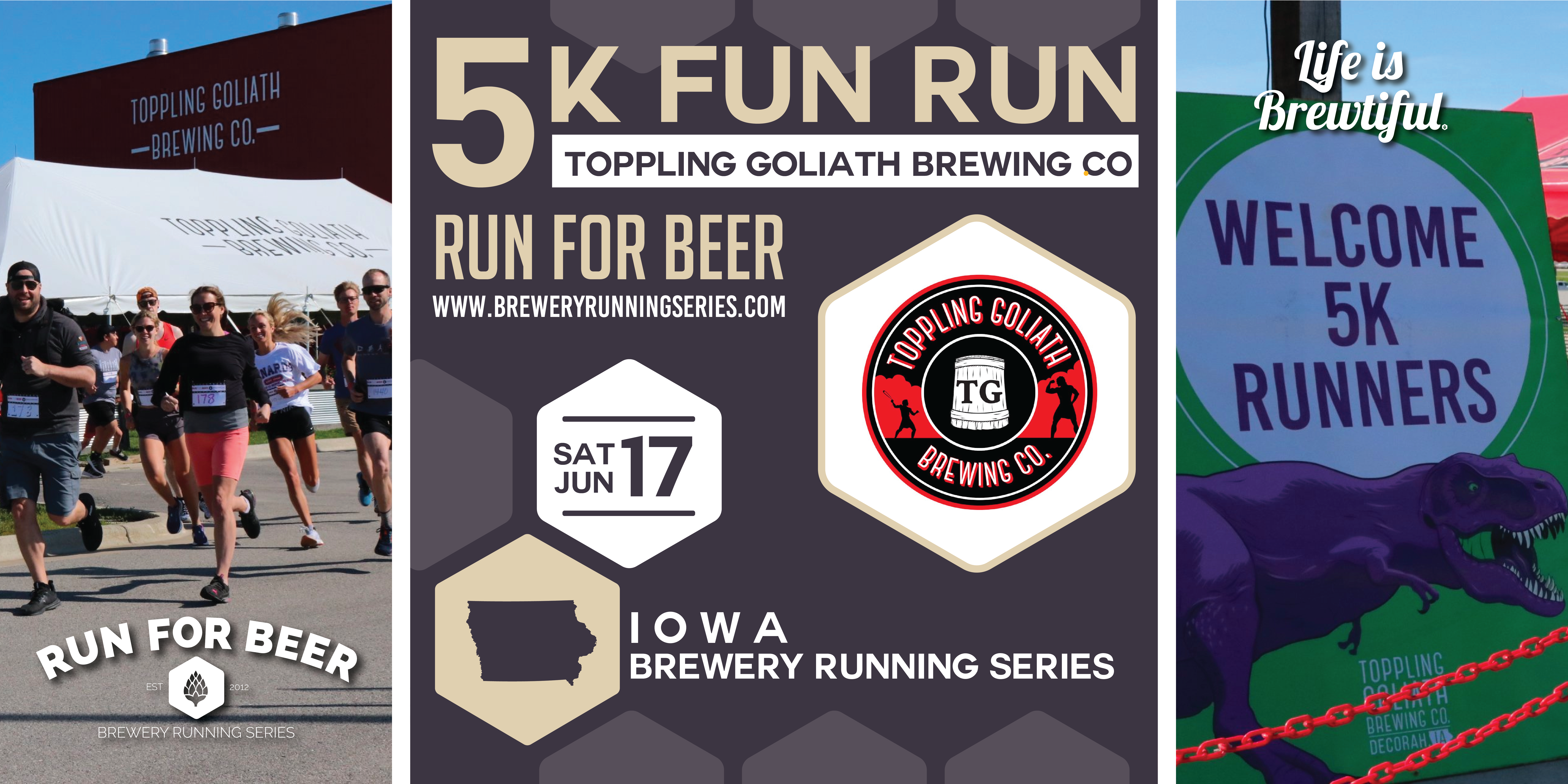 5k Beer Run x Toppling Goliath | 2023 IA Brewery Running Series thumbnail