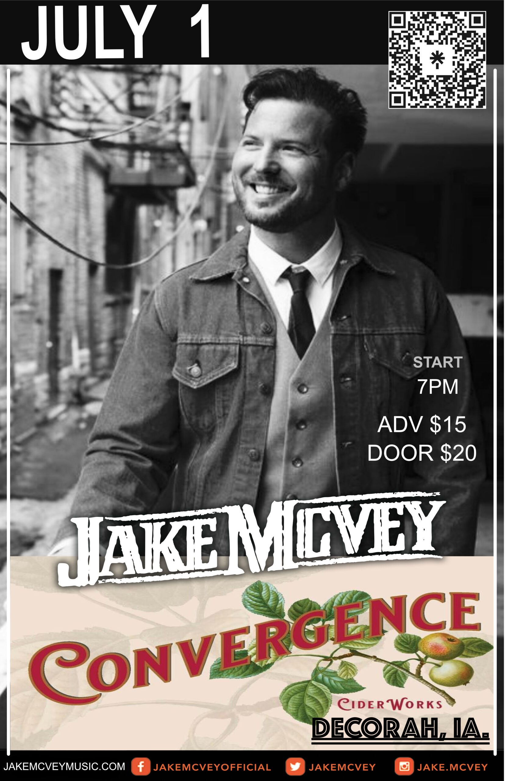 CMA Jake McVey in Concert at Convergence CiderWorks thumbnail