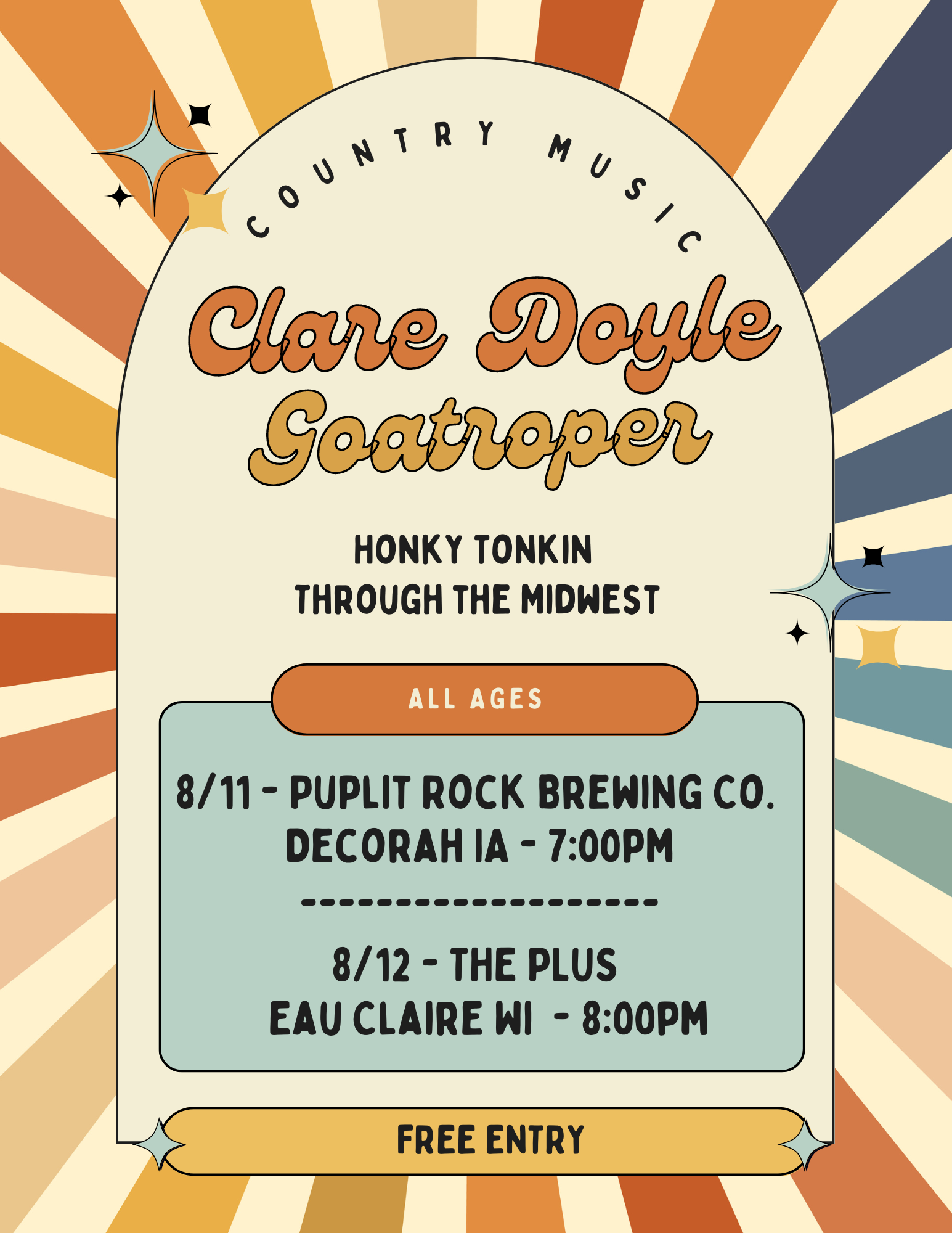 Pulpit Rock Brewing Co. Presents: Clare Doyle and Goatroper thumbnail