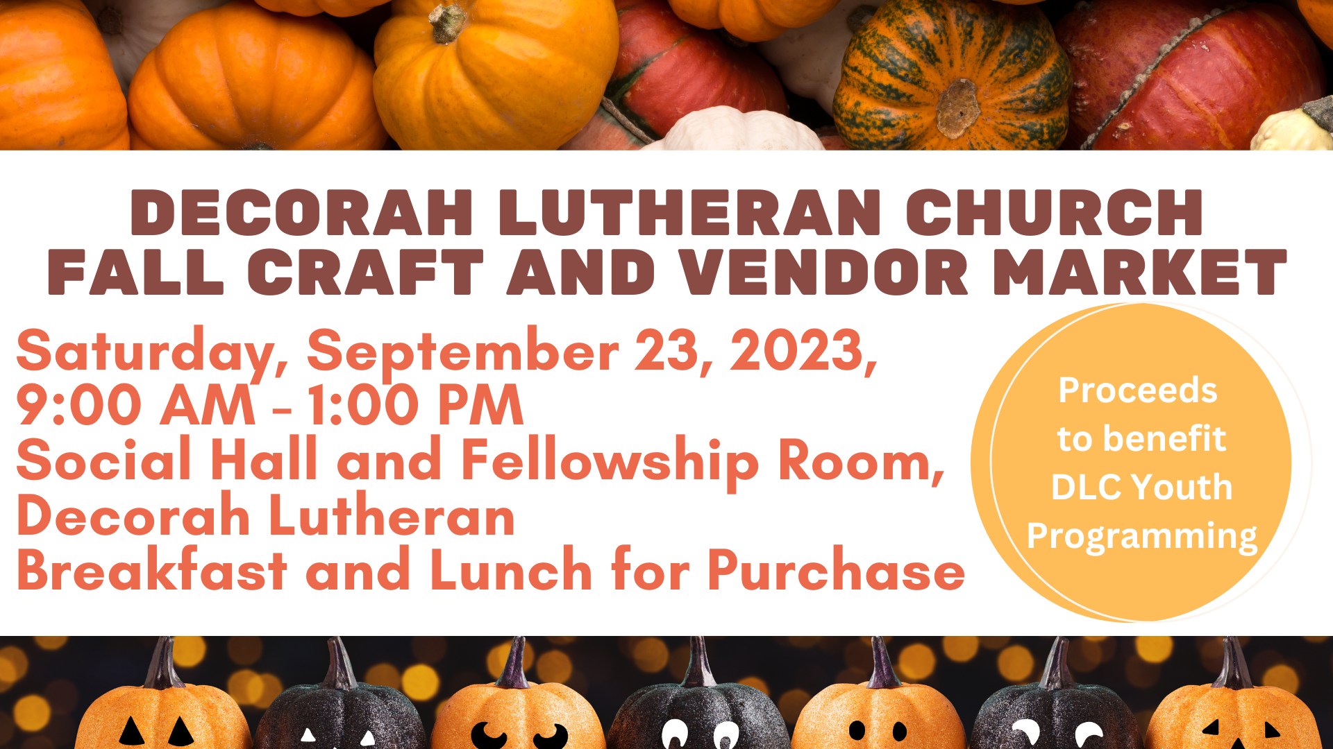 Decorah Lutheran Fall Craft and Vendor Market to Benefit DLC Youth Programming thumbnail