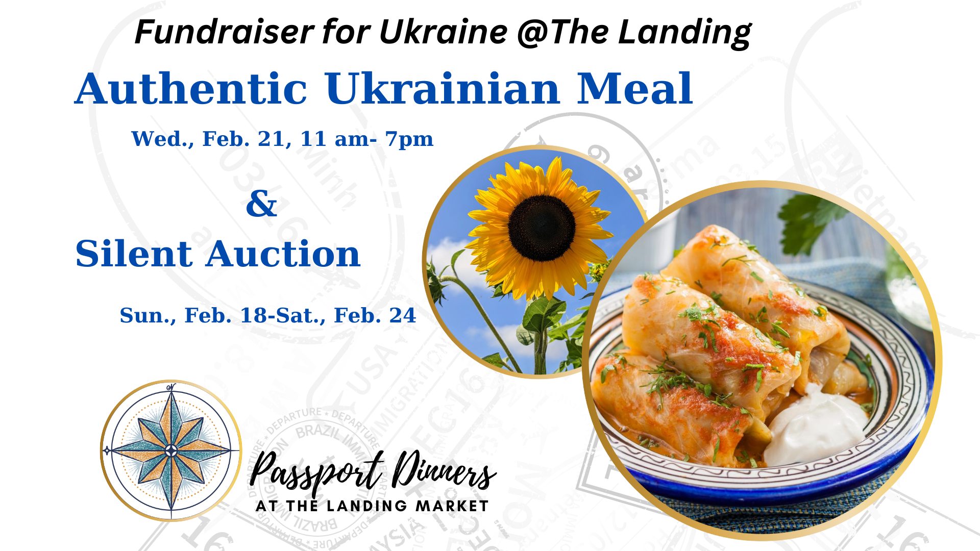 Passport Dinner & Silent Auction - Fundraiser for Ukraine thumbnail