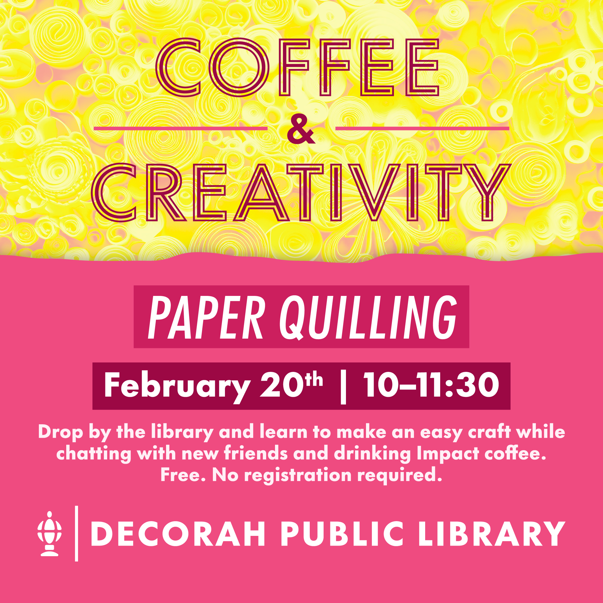Coffee & Creativity: Paper Quilling thumbnail