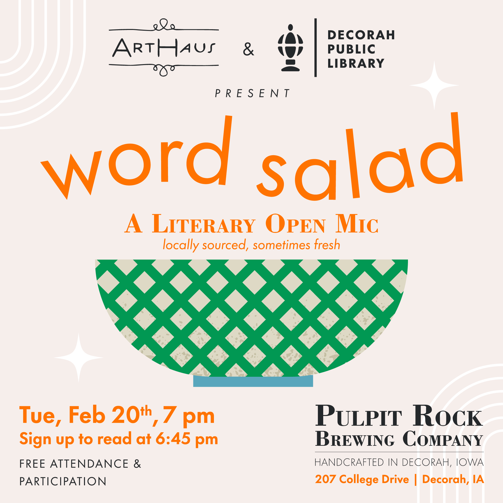 Word Salad: A Literary Open Mic thumbnail
